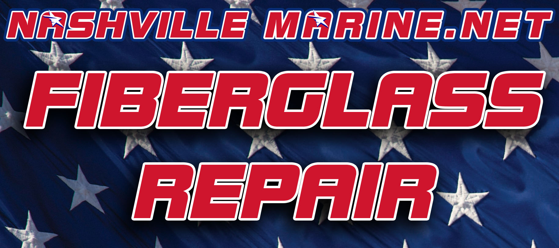 Nashville Marine FIBERGLASS Banner